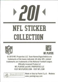 2010 Panini NFL Sticker Collection #201 Vince Young Back