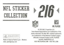 2010 Panini NFL Sticker Collection #216 Denver Broncos Logo Back