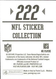 2010 Panini NFL Sticker Collection #222 Demaryius Thomas Back