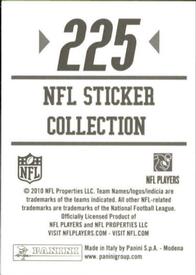 2010 Panini NFL Sticker Collection #225 Brian Dawkins Back