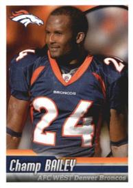 2010 Panini NFL Sticker Collection #226 Champ Bailey Front