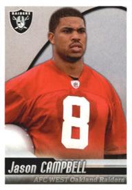 2010 Panini NFL Sticker Collection #249 Jason Campbell Front