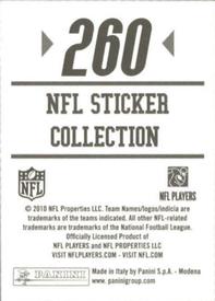 2010 Panini NFL Sticker Collection #260 Trevor Scott Back