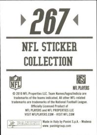 2010 Panini NFL Sticker Collection #267 Darren Sproles Back