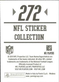2010 Panini NFL Sticker Collection #272 Stephen Cooper Back