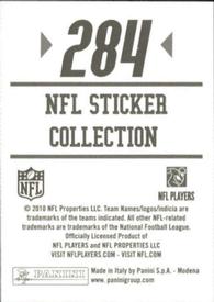 2010 Panini NFL Sticker Collection #284 Tashard Choice Back