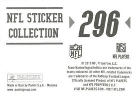 2010 Panini NFL Sticker Collection #296 New York Giants Logo Back