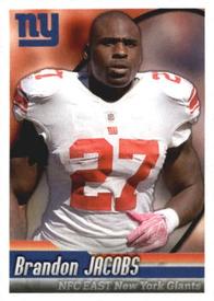 2010 Panini NFL Sticker Collection #298 Brandon Jacobs Front