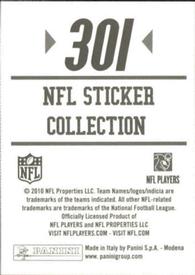 2010 Panini NFL Sticker Collection #301 Steve Smith Back