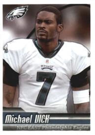 2010 Panini NFL Sticker Collection #314 Michael Vick Front