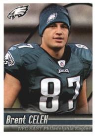 2010 Panini NFL Sticker Collection #319 Brent Celek Front