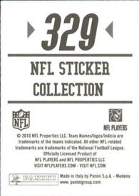 2010 Panini NFL Sticker Collection #329 Donovan McNabb Back