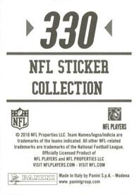 2010 Panini NFL Sticker Collection #330 Clinton Portis Back