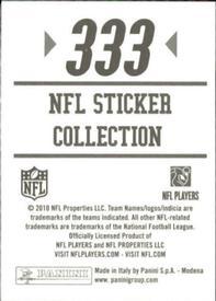 2010 Panini NFL Sticker Collection #333 Chris Cooley Back