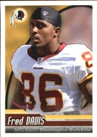 2010 Panini NFL Sticker Collection #334 Fred Davis Front