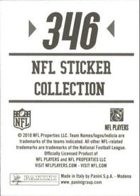 2010 Panini NFL Sticker Collection #346 Matt Forte Back