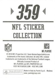 2010 Panini NFL Sticker Collection #359 Brian Urlacher Back