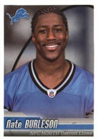 2010 Panini NFL Sticker Collection #368 Nate Burleson Front