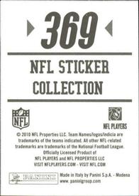 2010 Panini NFL Sticker Collection #369 Louis Delmas Back