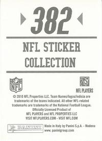 2010 Panini NFL Sticker Collection #382 Jermichael Finley Back