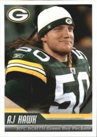 2010 Panini NFL Sticker Collection #386 A.J. Hawk Front