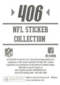 2010 Panini NFL Sticker Collection #406 Adrian Peterson Back