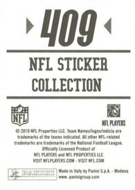 2010 Panini NFL Sticker Collection #409 Matt Ryan Back