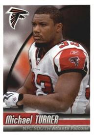 2010 Panini NFL Sticker Collection #410 Michael Turner Front