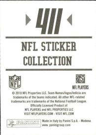 2010 Panini NFL Sticker Collection #411 Roddy White Back