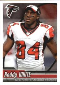 2010 Panini NFL Sticker Collection #411 Roddy White Front
