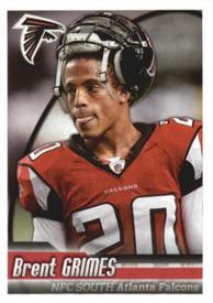 2010 Panini NFL Sticker Collection #418 Brent Grimes Front
