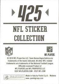 2010 Panini NFL Sticker Collection #425 Matt Moore Back