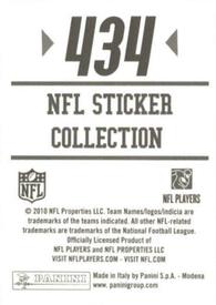 2010 Panini NFL Sticker Collection #434 Jon Beason Back