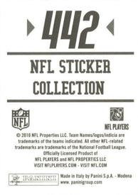 2010 Panini NFL Sticker Collection #442 Pierre Thomas Back