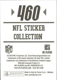 2010 Panini NFL Sticker Collection #460 Sammie Stroughter Back
