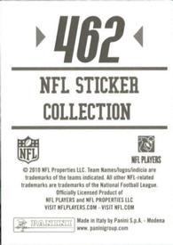 2010 Panini NFL Sticker Collection #462 Kellen Winslow, Jr. Back