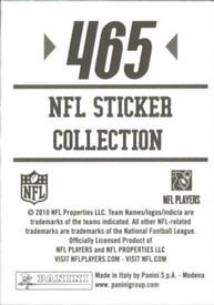 2010 Panini NFL Sticker Collection #465 Gerald McCoy Back
