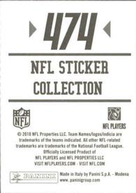 2010 Panini NFL Sticker Collection #474 Larry Fitzgerald Back