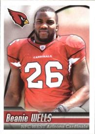 2010 Panini NFL Sticker Collection #475 Chris Wells Front
