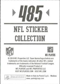 2010 Panini NFL Sticker Collection #485 Matt Leinart Back