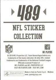 2010 Panini NFL Sticker Collection #489 Alex Smith Back
