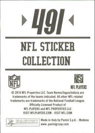 2010 Panini NFL Sticker Collection #491 Brian Westbrook Back