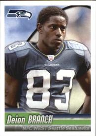 2010 Panini NFL Sticker Collection #510 Deion Branch Front