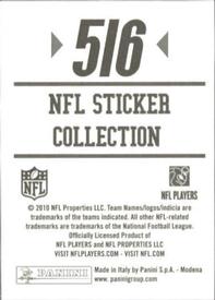 2010 Panini NFL Sticker Collection #516 Earl Thomas Back