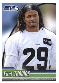 2010 Panini NFL Sticker Collection #516 Earl Thomas Front