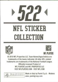 2010 Panini NFL Sticker Collection #522 Steven Jackson Back