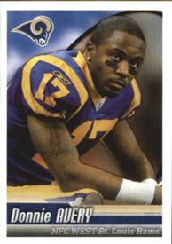 2010 Panini NFL Sticker Collection #523 Donnie Avery Front