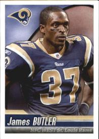 2010 Panini NFL Sticker Collection #532 James Butler Front