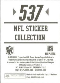 2010 Panini NFL Sticker Collection #537 Chris Johnson Back
