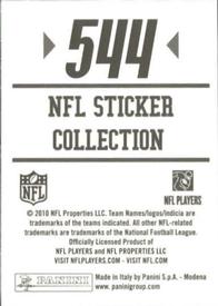 2010 Panini NFL Sticker Collection #544 Nate Kaeding Back